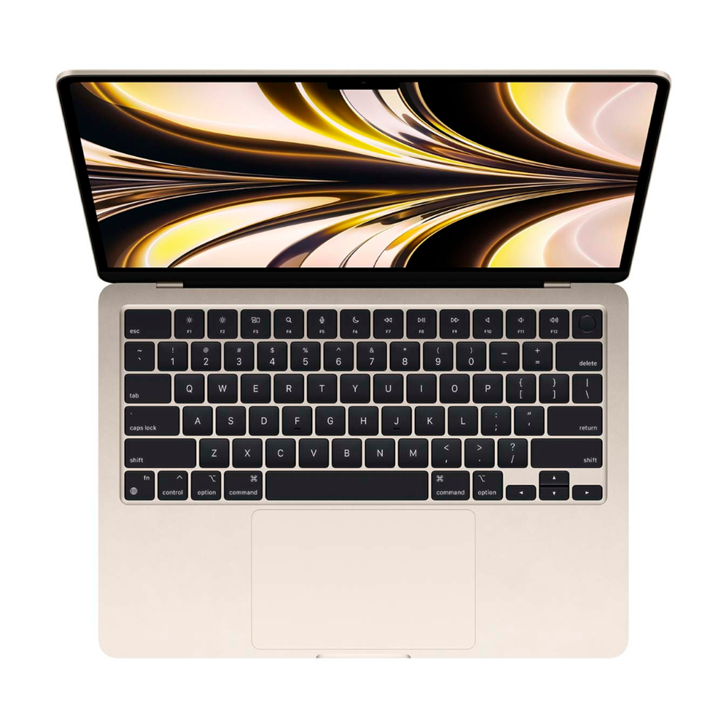 13-inch MacBook Air: Apple M2 chip with 8-core CPU and 10-core GPU, 512GB - Starlight