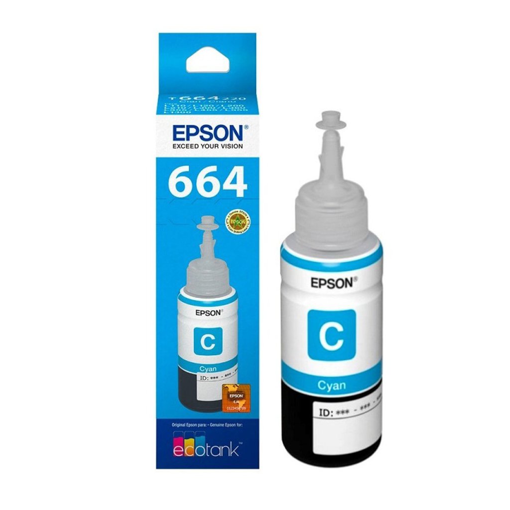 EPSON T664220-AL C13T66422A L200 Cyan Ink