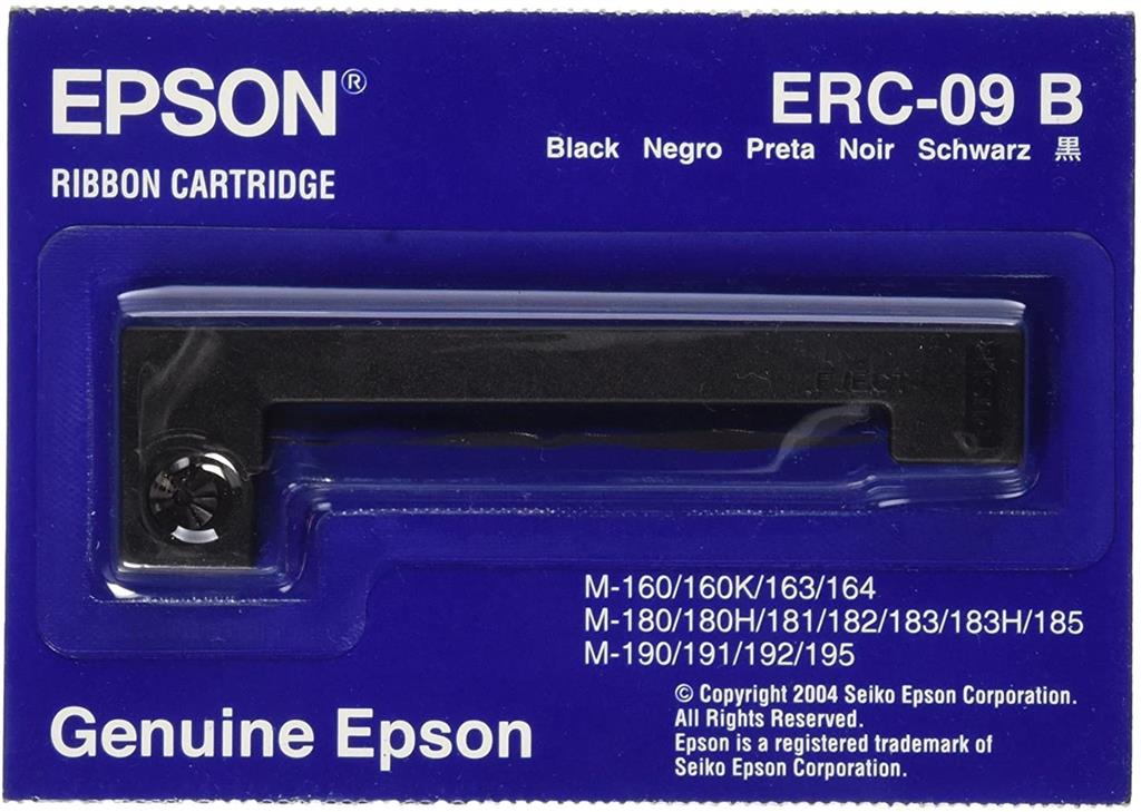 EPSON ERC-09B Black Ribbon M-160, M-180, M-190