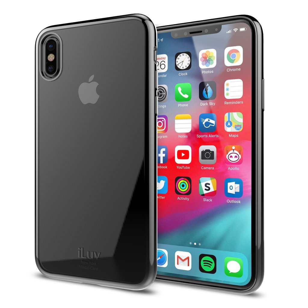 CASE ILUV METAL CARE IPHONE XS-MAX - BLACK