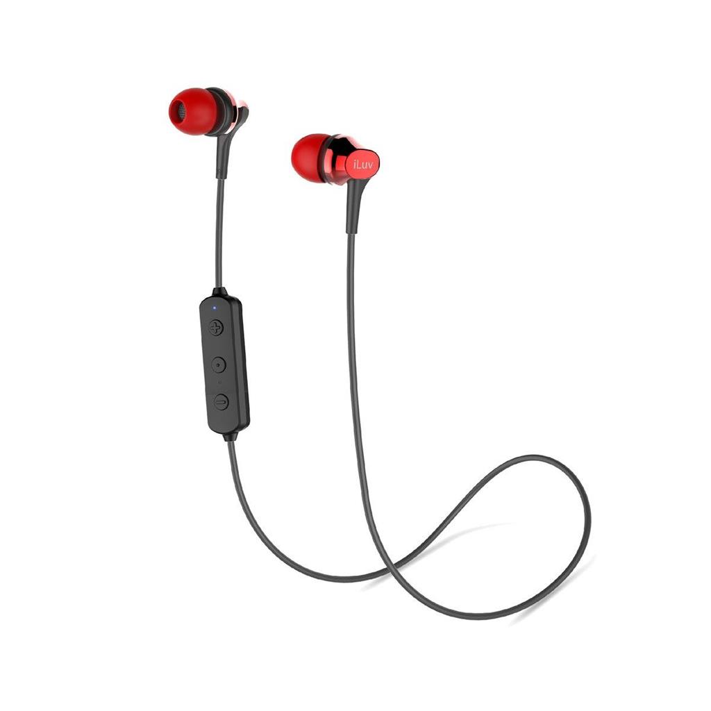 PartyOn Air -BT v5.0 earphone with mic & control  Red