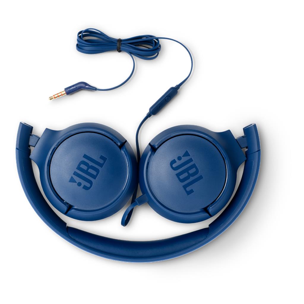 Headphone JBL T500 Wired ON EAR , BLUE