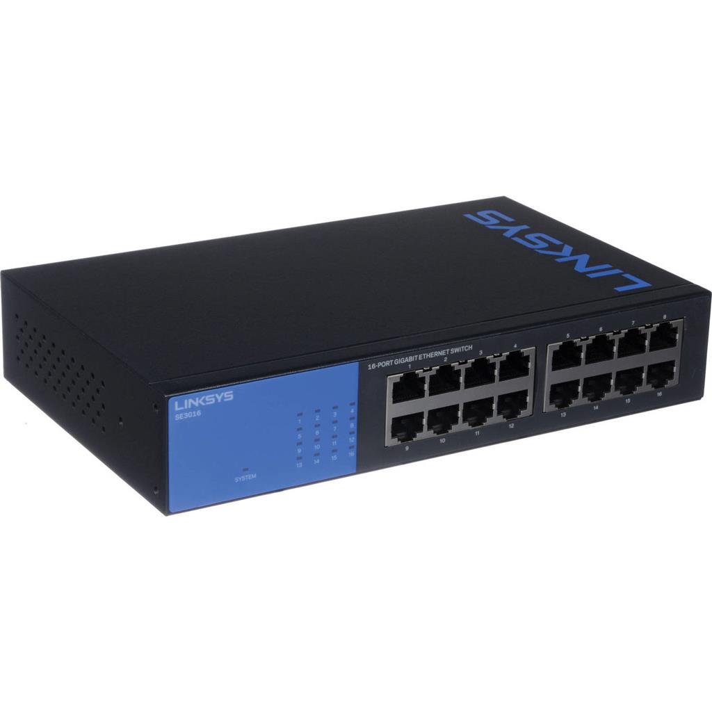 LINKSYS SE3016 ETHERNET 16PORT GB 10/100/1000 MBPS