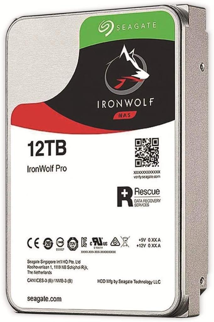 IronWolf™ 12TB 3.5 7200 RPM SATA