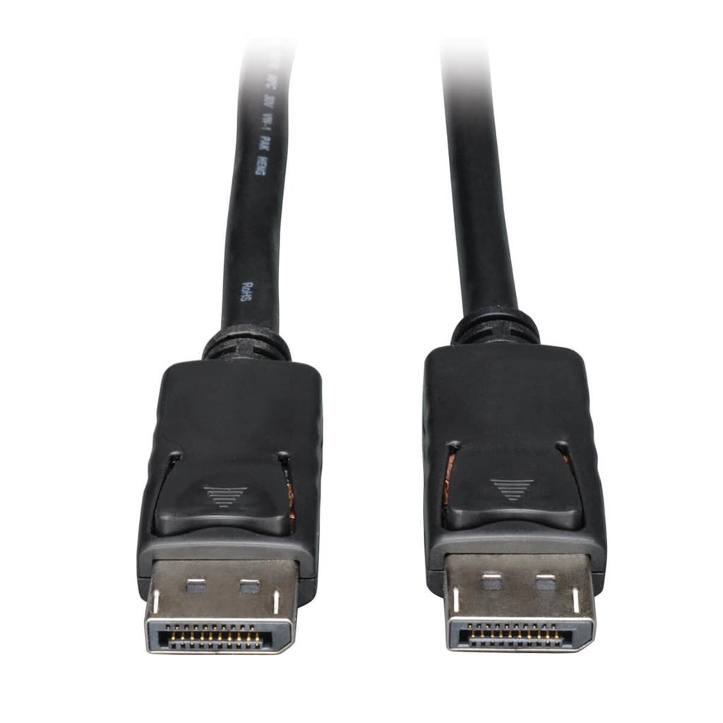 TRIPPLITE DisplayPort to DisplayPort Cable 4K with Latches (M/M) 4K x 2K (3840 x 2160) 60 Hz 10 ft
