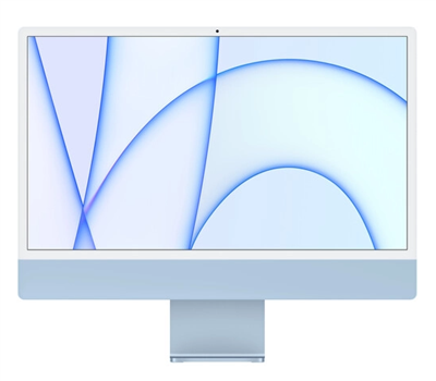 24-inch iMac with Retina 4.5K display: Apple M1 chip with 8?core CPU and 8?core GPU, 256GB - Blue