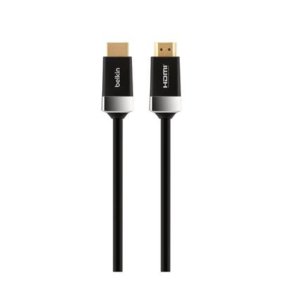 BELKIN Cable ,HDMI,4K, Highspeed w/Ethernet,1.4,ABSW/CHRME,1M