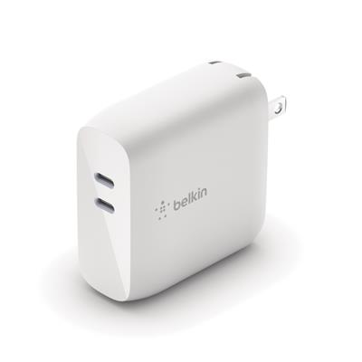 BELKIN WALL CHARGER BOOST?CHARGE™ Wall Charger 68W Dual USB-C PD GaN