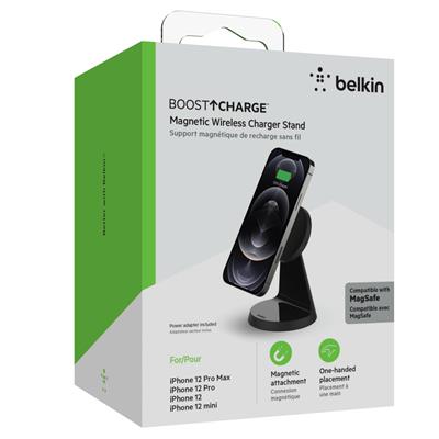 Belkin MAGNET WIRELESS STAND 7.5W, PSU, BK