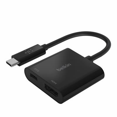 Belkin USB-C to HDMI + Charge Adapter (USB-C TO HDMI, 100W)