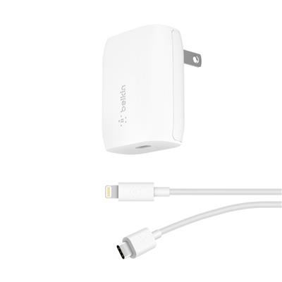 WALL CHARGER 20W AC USB-C 20W + Cable USB-C a LGT