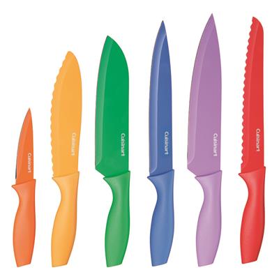 12pc Color Knife Set with Blade Guards
