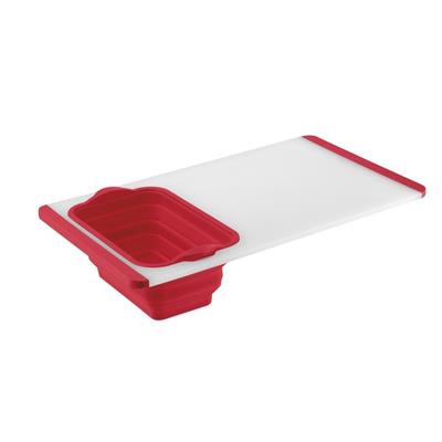 Cuisinart CUTTING BOARD W/ COLANDER RED