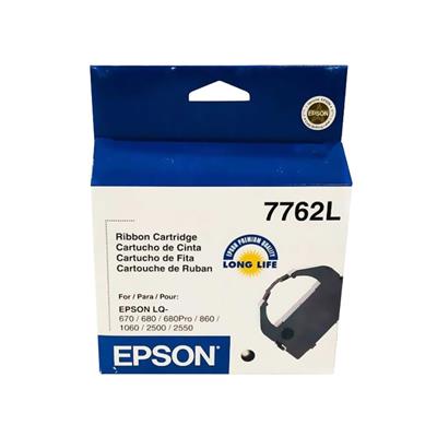 EPSON 7762L RIBBON BLACK (LQ-2550/2500/860) (MOQ 80)