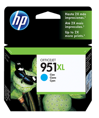 CN046AL HP951XL Cyan Officejet Ink Cartridge