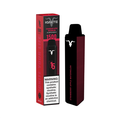 V15 - 1500 Puffs - TDN - Nic .5g - Strawberry Apple Watermelon