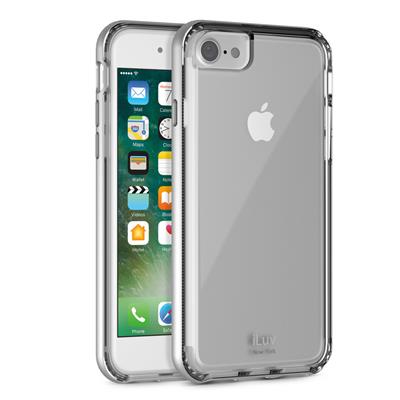 CASE ILUV METAL FORGE IPHONE 8 - Clear/Silver