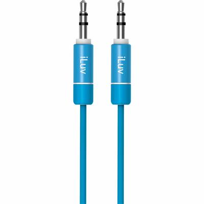 Premium Aux-in Audio Cable - 3ft  Blue