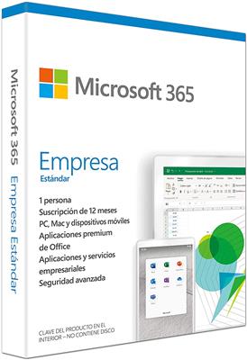 Microsoft® 365 Bus Std Retail Spanish Subscr 1YR LatAm ONLY Mdls P6