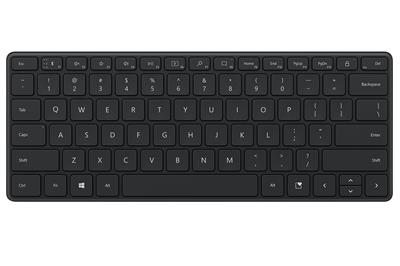 Microsoft® MS Bluetooth Compact Keyboard Bluetooth Spanish  Black