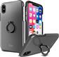 CASE ILUV METAL FORGE RING IPHONE X - BLACK