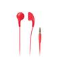 Bubble Gum II  Stereo earphones  red