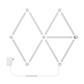 Nanoleaf Lines | SMK | White | 180 lumens | Apple HomeKit, Alexa, Google | 9 Pack - 110V