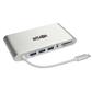 TRIPPLITE USB-C Dual Display 4K HDMI VGA 4K Mini DP Gbe Card Reader 3x USB-A Ports PD Charging Si